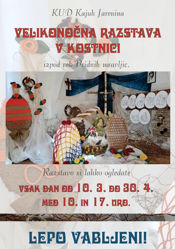 VELIKONOČNA RAZSTAVA V KOSTNICI